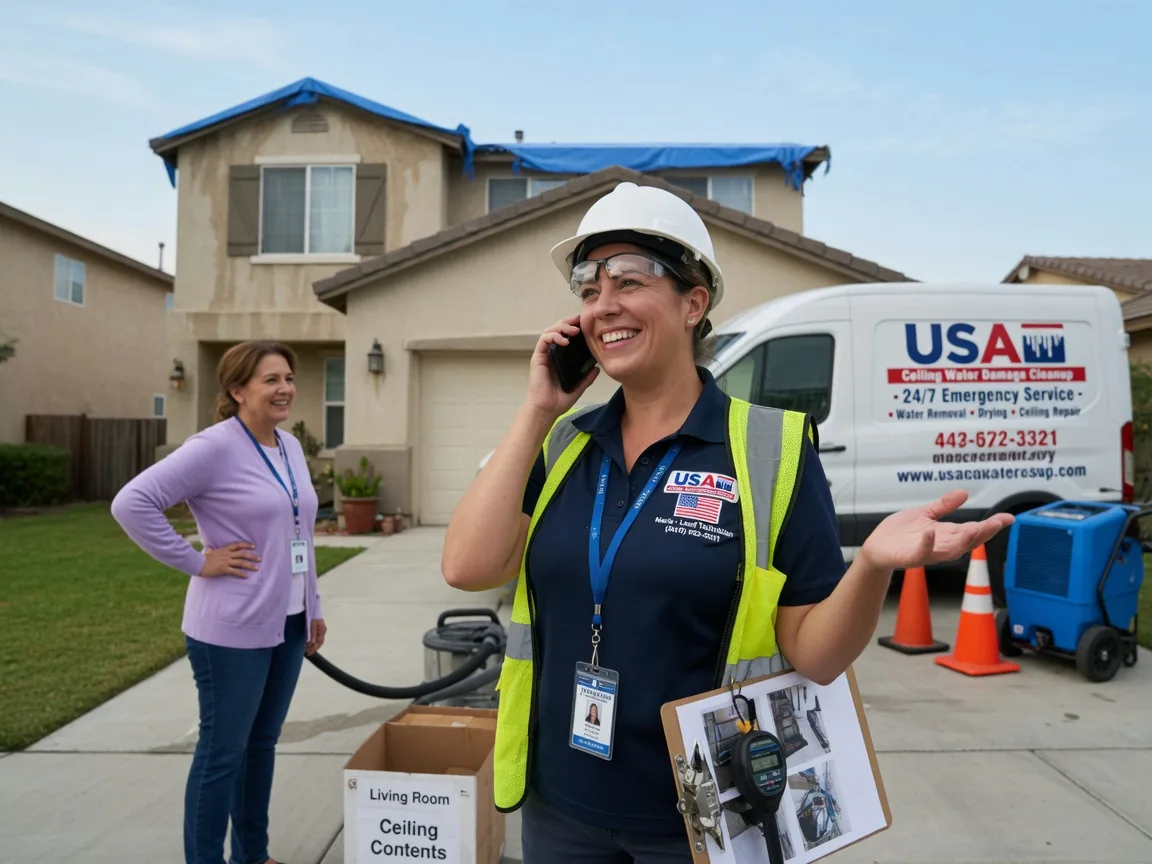 Ceiling Water Damage Restoration Bonnie, IL FAQs